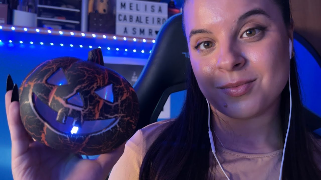 ASMR nuevos objetos de decoración para Halloween (susurros, tapping, scratching…) 🎃