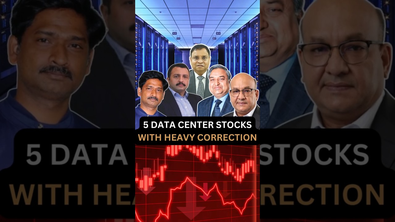 5 DATA CENTER STOCKS WITH HEAVY CORRECTION!
