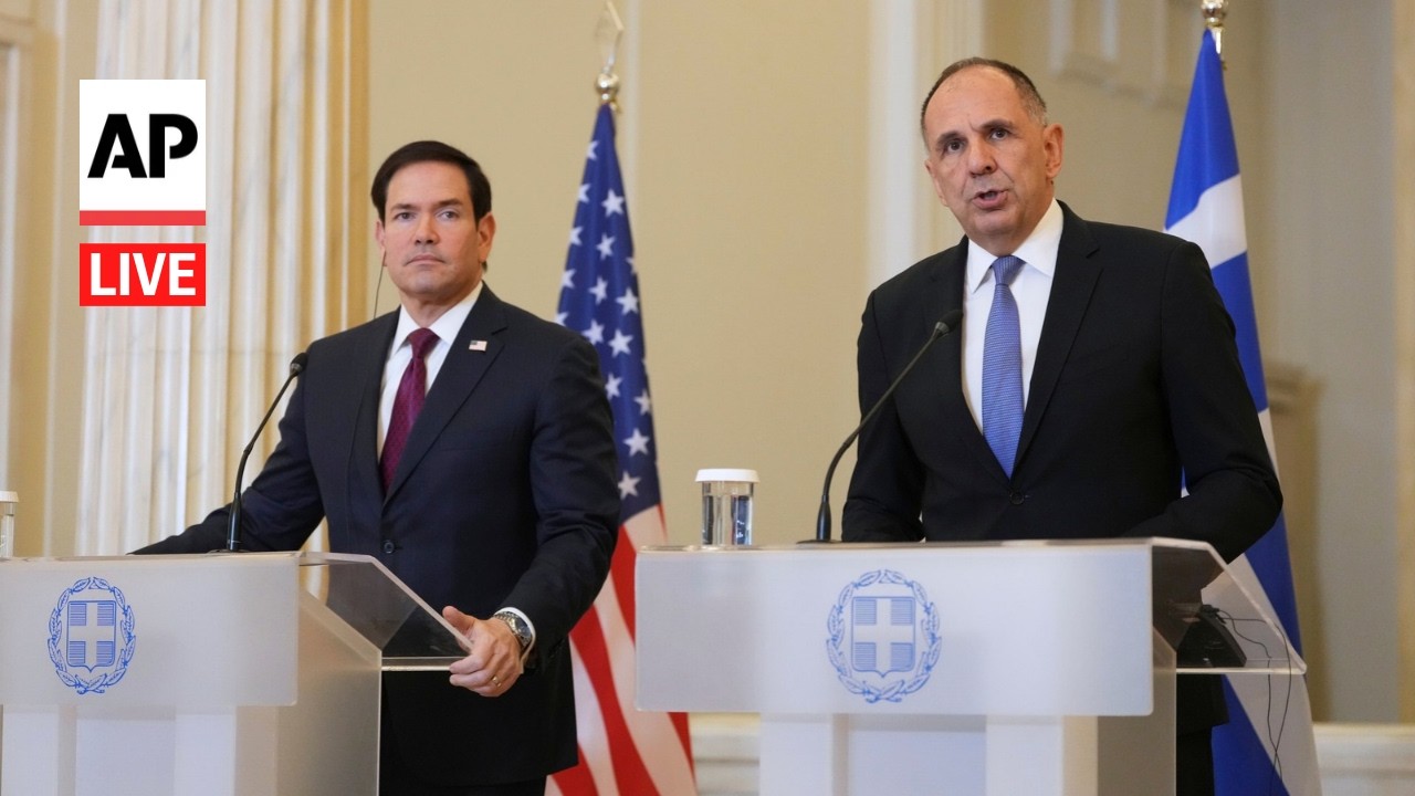 LIVE: Marco Rubio and Greece&rsquo;s foreign minister speak in Athens