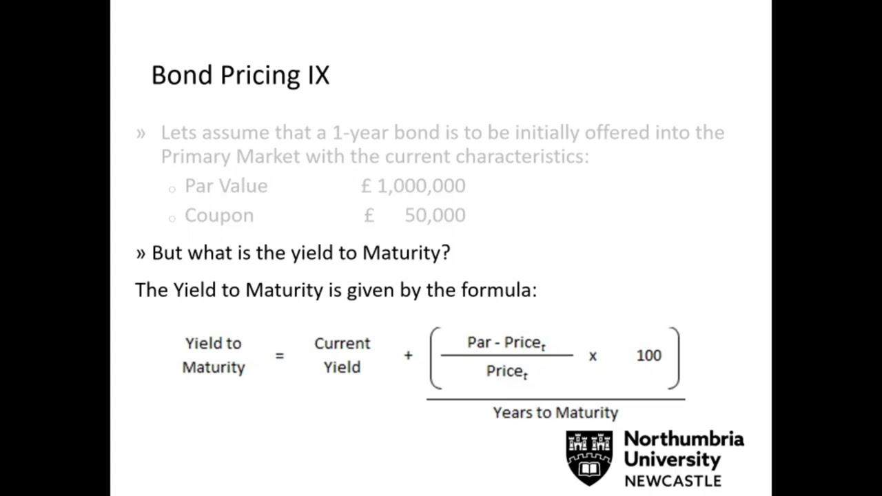 Bond Pricing Theory, Understanding the Fundamentals