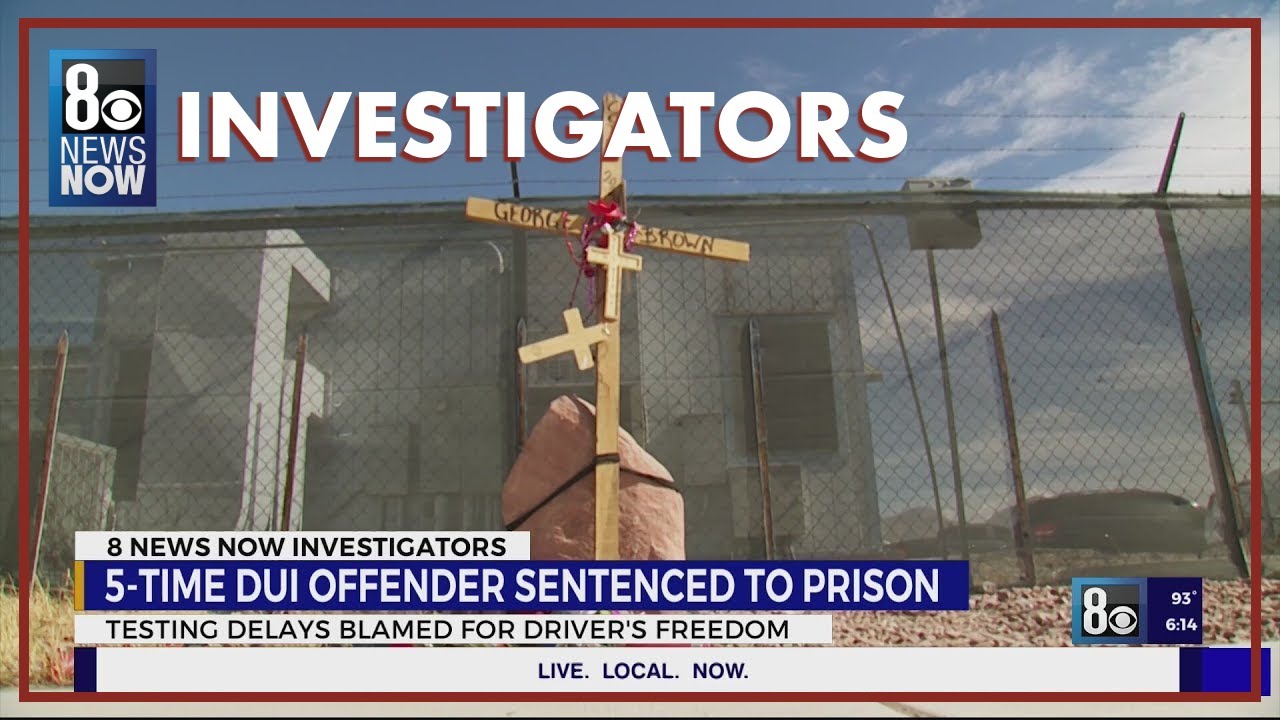 5-time DUI offender who killed Las Vegas veteran begins minimum 3-year sentence