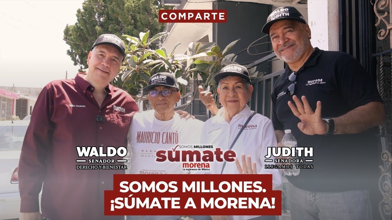 Somos millones. &iexcl;S&uacute;mate a Morena!