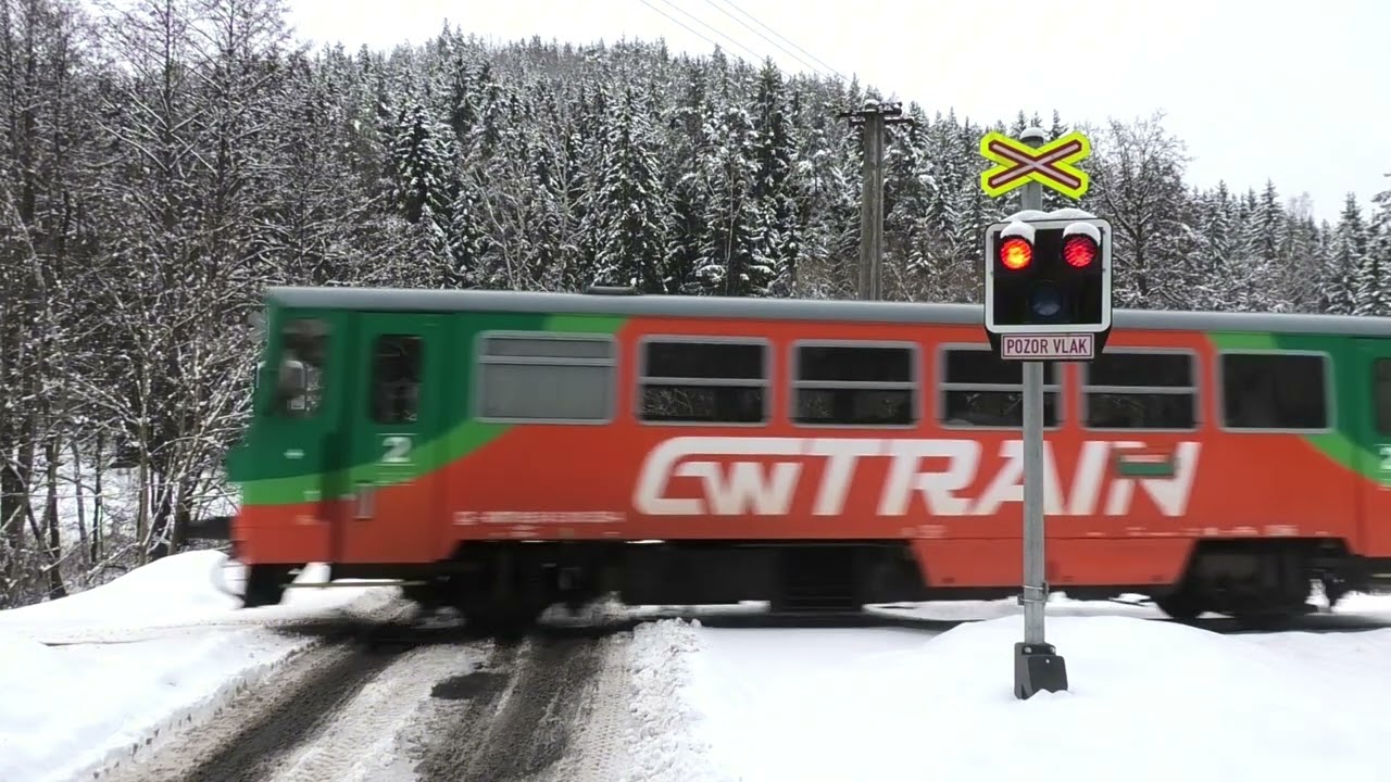 Železniční přejezd Rotava #1 (P141) | 30.1.2026 / Czech railroad crossing