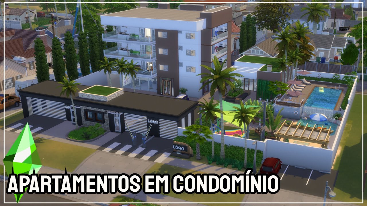 CONDOMÍNIO FECHADO | The Sims 4 | Speed Build | NoCC