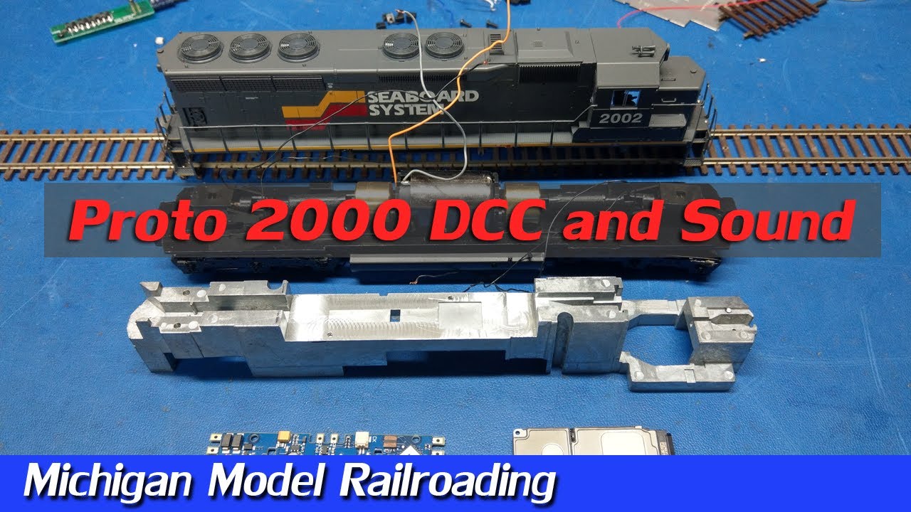 Proto 2000 HO Tsunami DCC Sound Installation