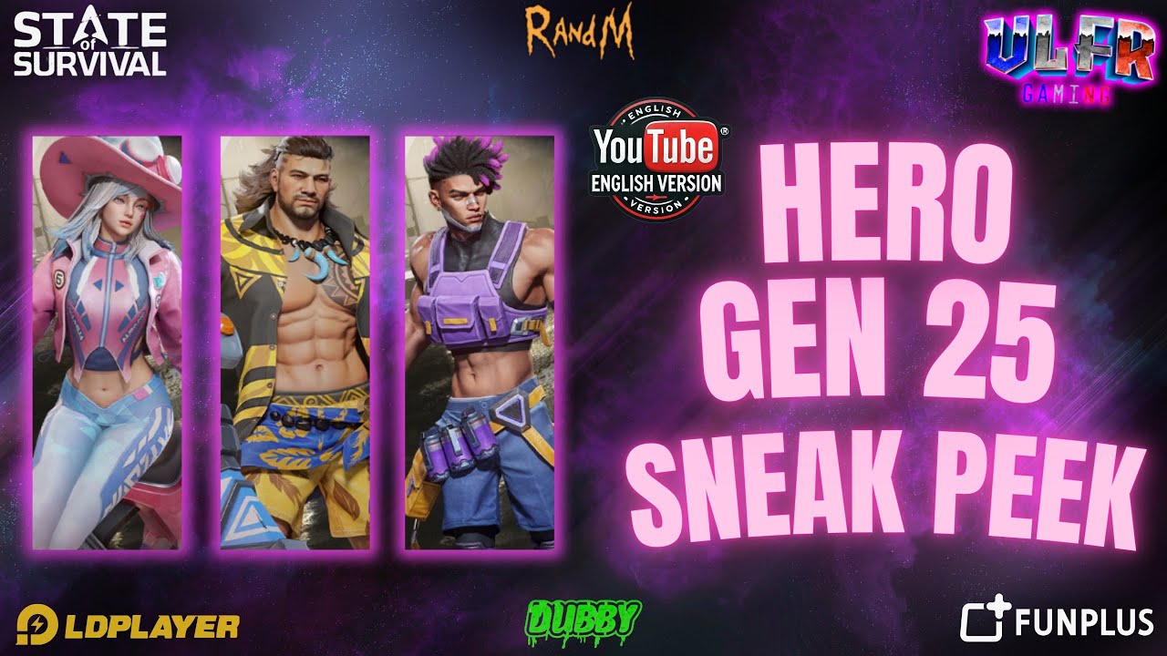 State Of Survival - Sneak Peek Hero Gen 25 