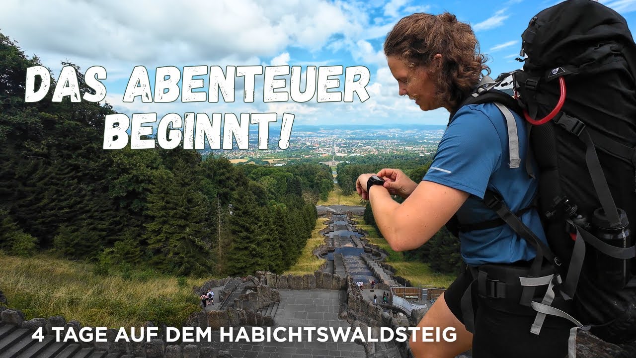 4 Tage Wildnis mit Zelt & Hund – und ich falle in den Bach! 🌲💦 Habichtswaldsteig Teil 1
