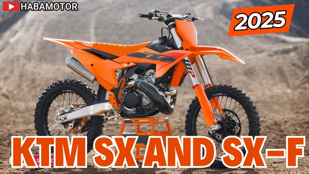 The 2025 KTM SX and SX-F Range Redefines Racing Precision