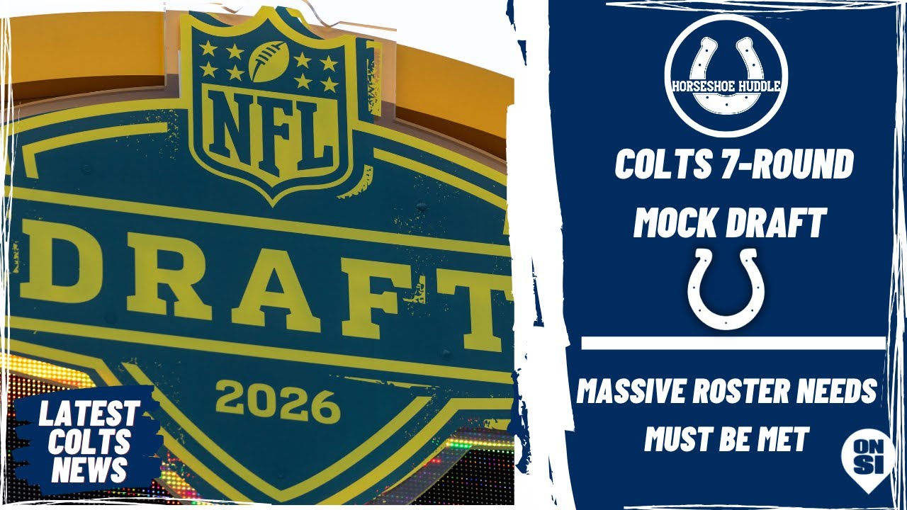 Indianapolis Colts PIVOTAL 7-Round Mock Draft | Horseshoe Huddle Podcast