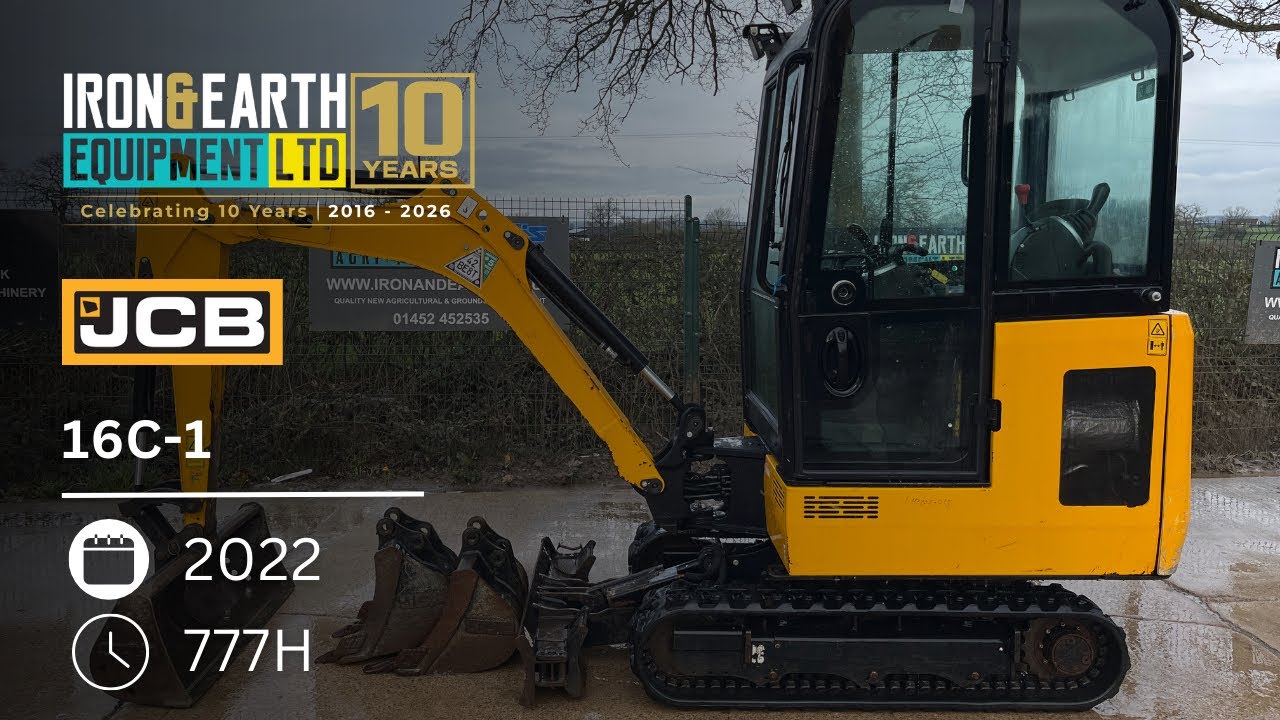 2022 JCB 16C-1 Excavator 