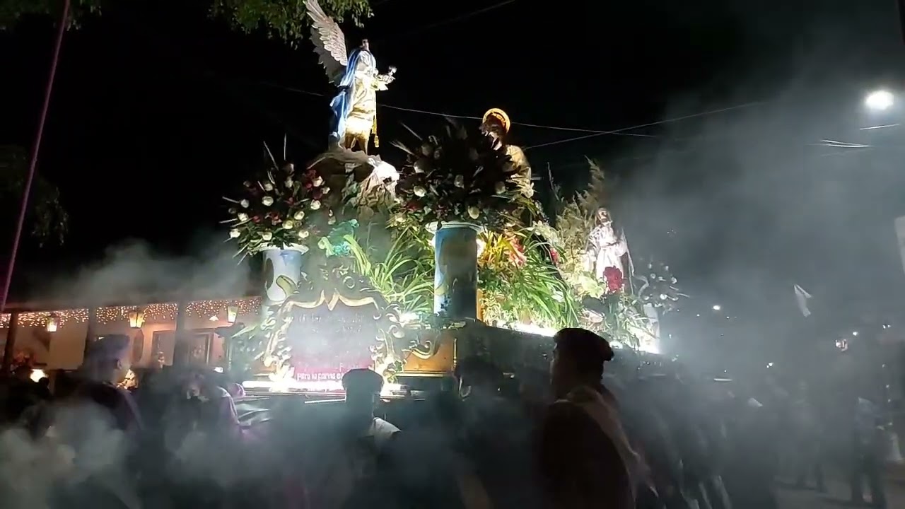 Entrada del cortejo procesional de la RESEÑA MARTES SANTO ☦️ concepción de ataco, El Salvador