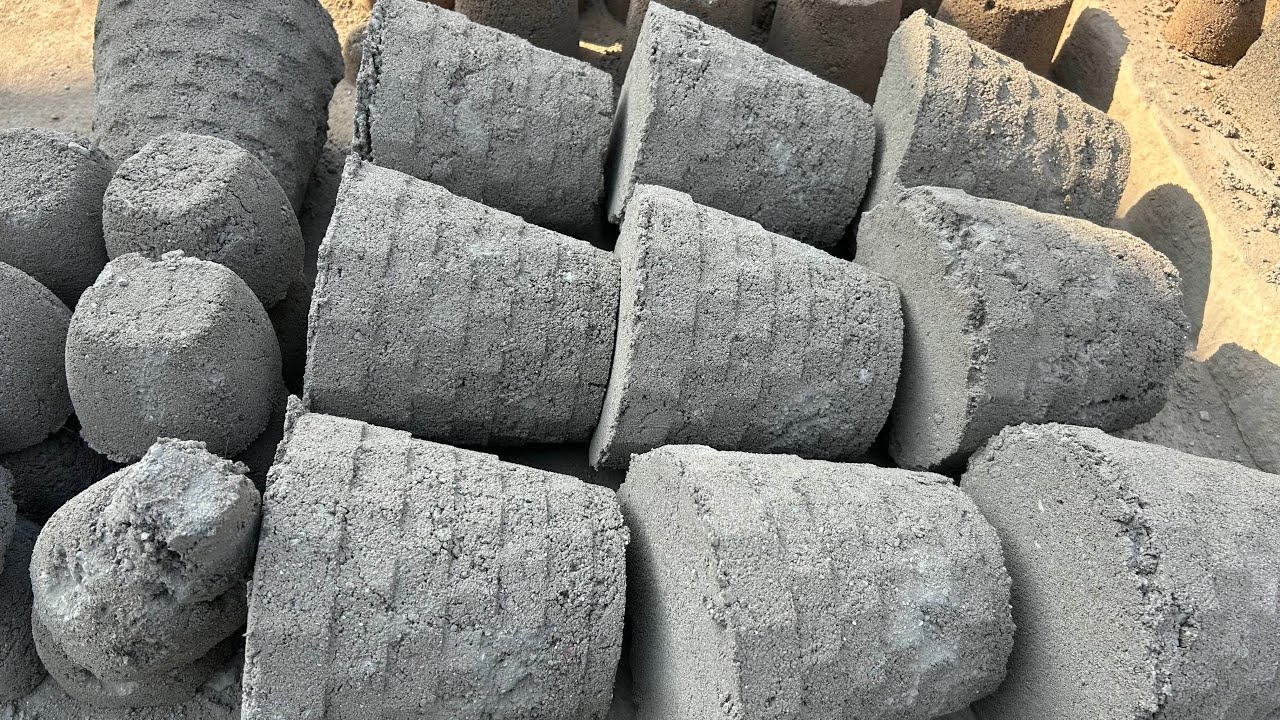 New Special For @MeerabEdits 💐 Big Stone Sand Cement Huge Shapes Dry Floor Crumbling 
