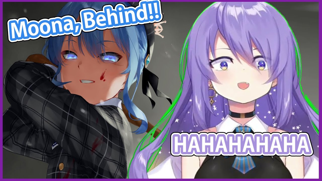 Suisei tried to scare Moona in the Haunted House but Both ended up laughing