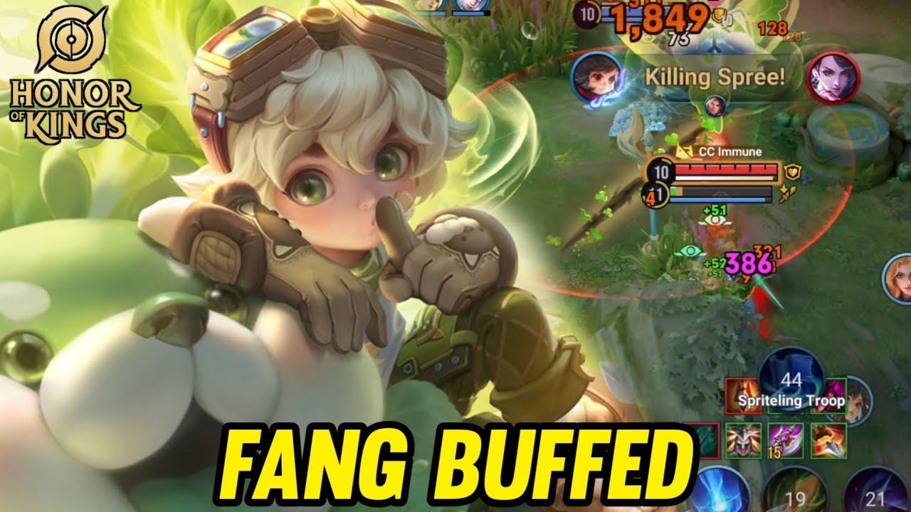 HOK : FANG BUFFED NEW PATCH - HONOR OF KINGS