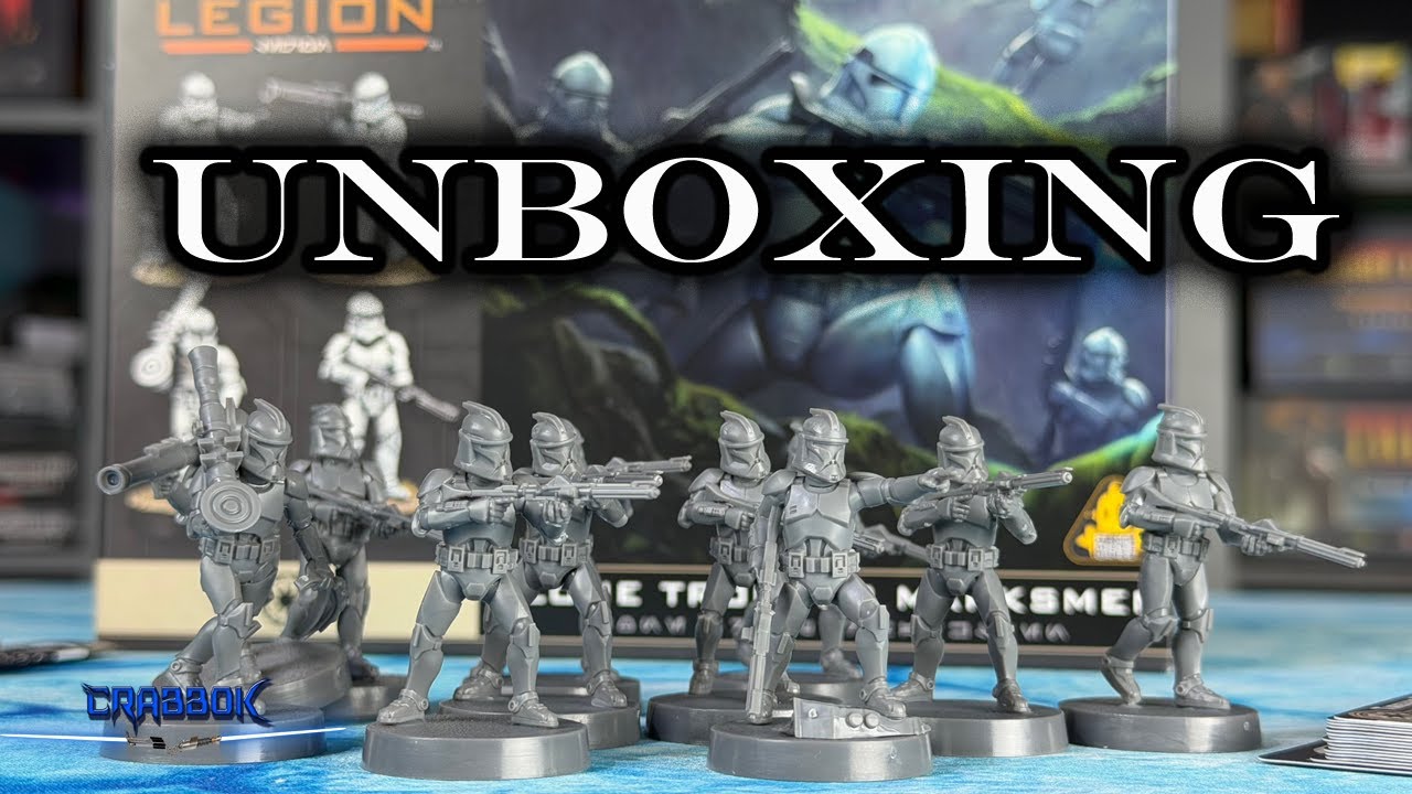 Clone Trooper Marksmen Unboxing and Assembly - Star Wars Legion