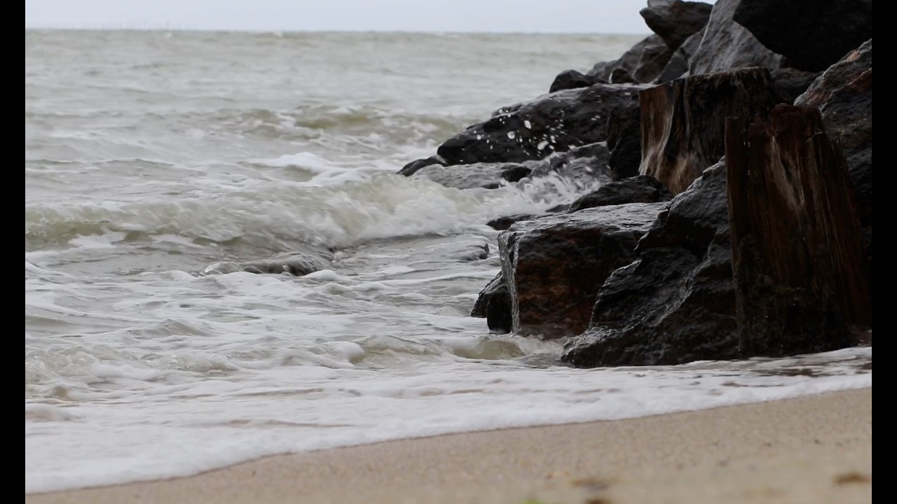 rocks and waves