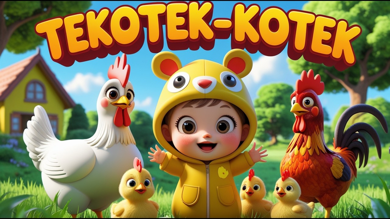TEKOTEK-KOTEK ANAK AYAM - LAGU ANAK INDONESIA – LAGU BELAJAR DAN BERNYANYI | Sunday fun