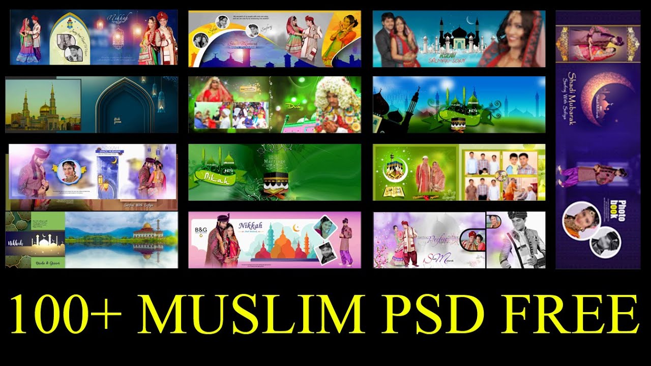 MUSLIM NIKAH PSD  DOWNLOAD | DOWNLOAD PSD | MUSLIM PSD  | NIKAH TAMPLATES | 2022 NEW