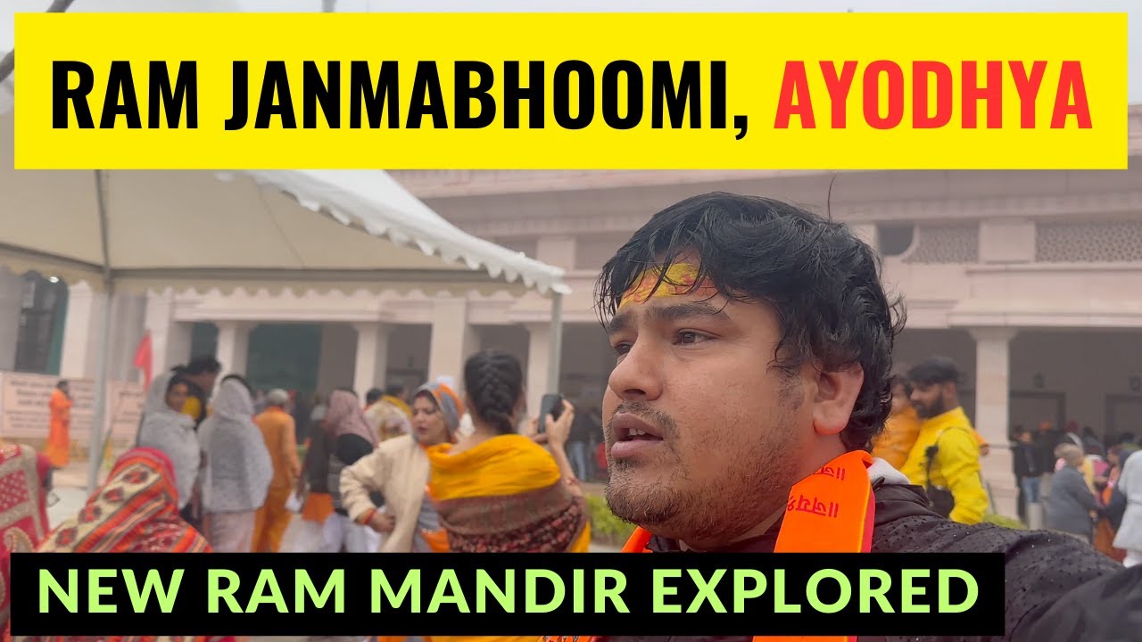 Shri Ram Janmabhoomi, Ayodhya UP || NEW Ram Mandir Explored || Nepal to India By Road Solo [EP 19]