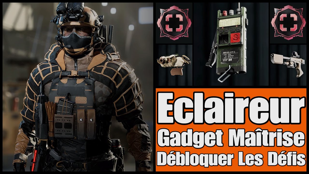Battlefield 6 - &Eacute;claireur D&eacute;bloquer Les D&eacute;fis, Gadgets, Ma&icirc;trise & Skin