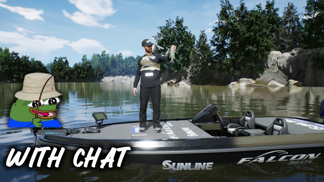 Lirik plays Bassmaster Fishing 2022