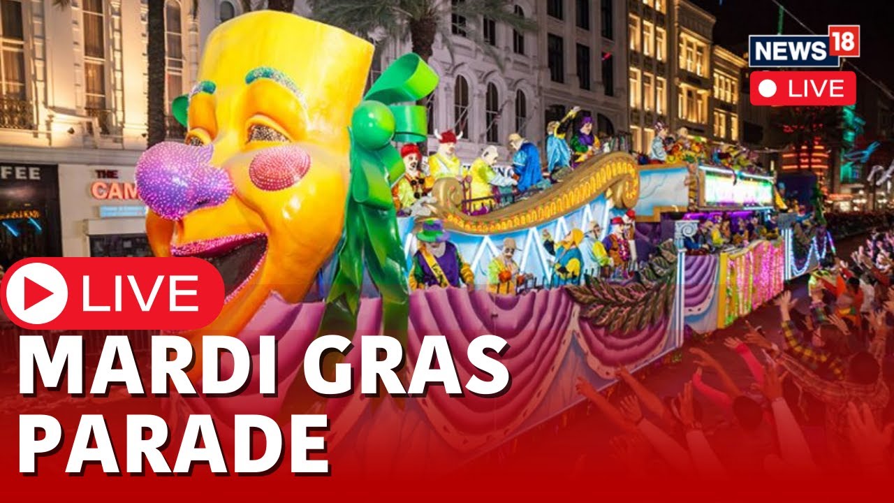 Mardi Gras 2024 | Mardi Gras New Orleans | Mardi Gras Dance | Mardi Gras Parade Live | News18 Live