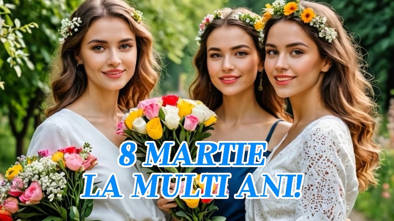 8 Martie ziua Internațională al Femeii La Mulți Ani!