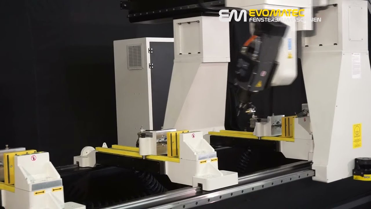 CNC aluminium profile machine center 4 Axis Evomatec