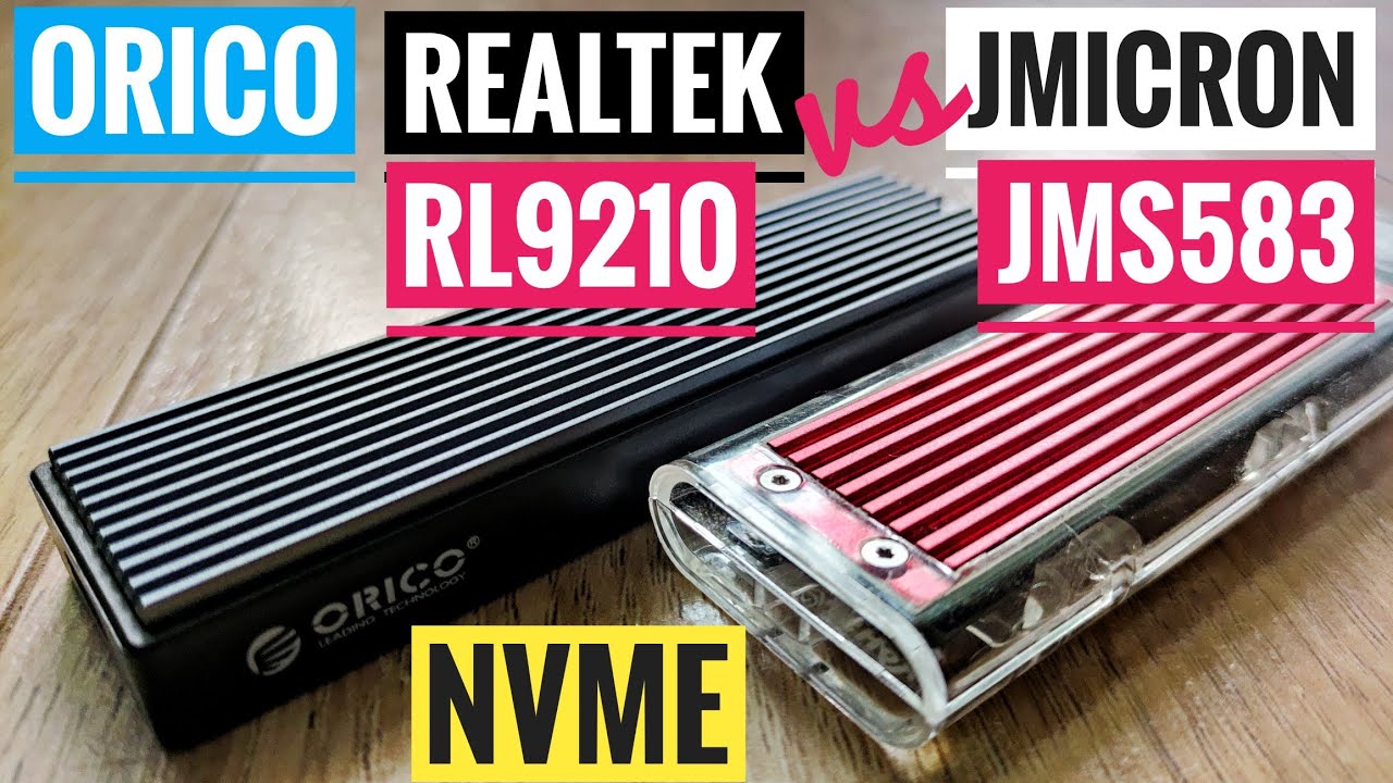 ORICO M2PV-C3 vs ORICO TCM2-C3 🔥 nVMe Enclosure 👍 Realtek RTL9210 vs JMicron JMS583 Comparision ✅®