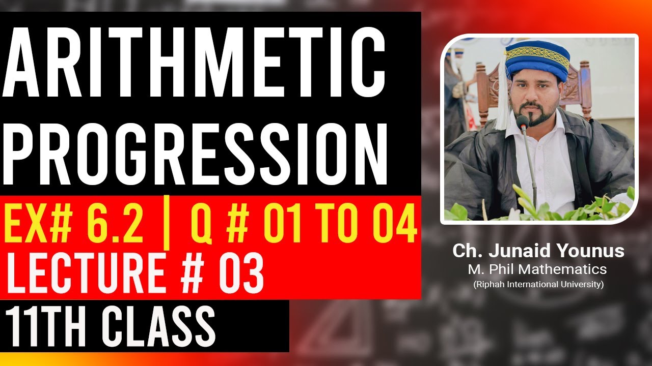 What is the difference between arithmetic progression and geometric progression, 11th Class Ex# 6.2