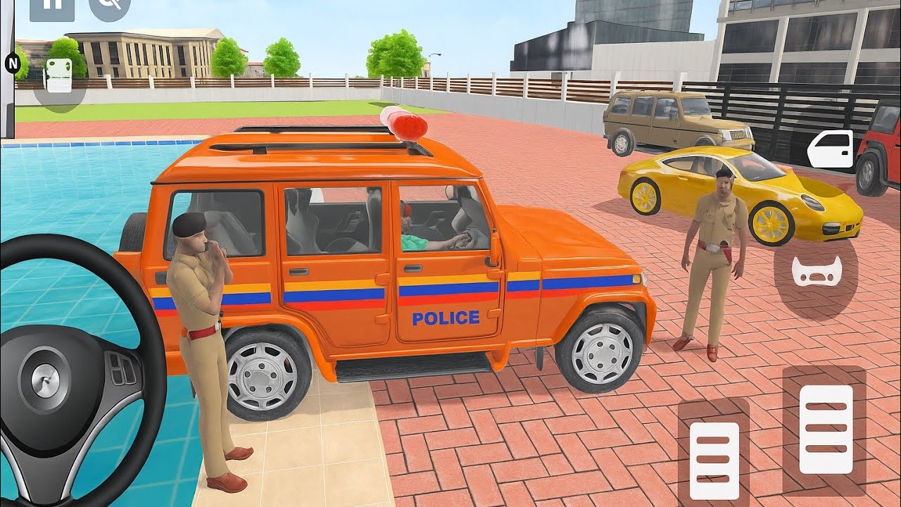 Car bike game : franklin ordered an indian tractor a drives indian police SUV in the game 😍