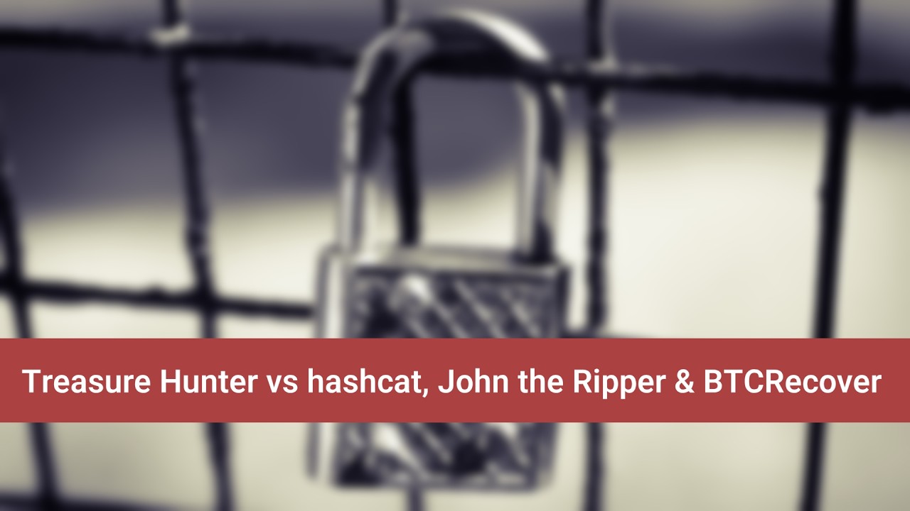 Treasure Hunter против Hashcat, John the Ripper и BTCRecover: в чем разница?