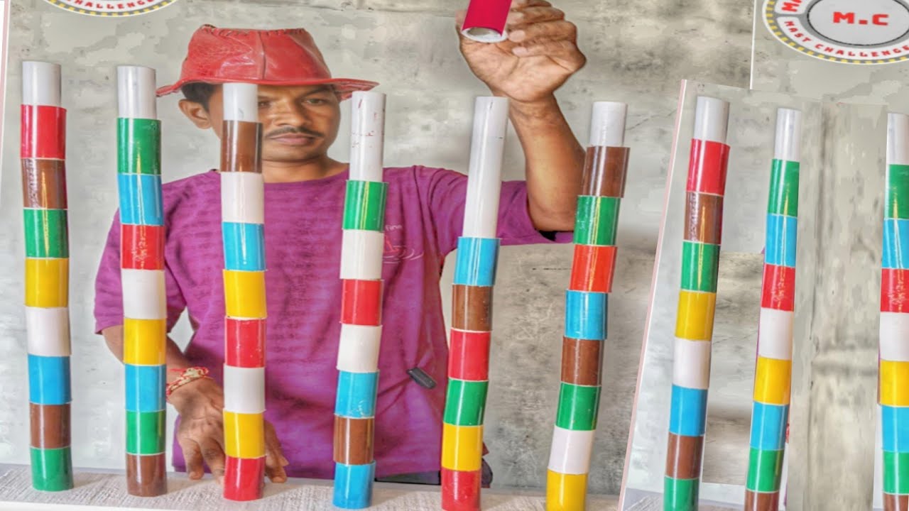 Colourful Cylinders Matching Memory Power Test Challenge Video