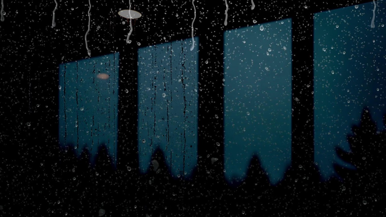 Peaceful Rainstorm with Gentle Thunder BLACK SCREEN | Sleep Relaxation Dark Screen Audio