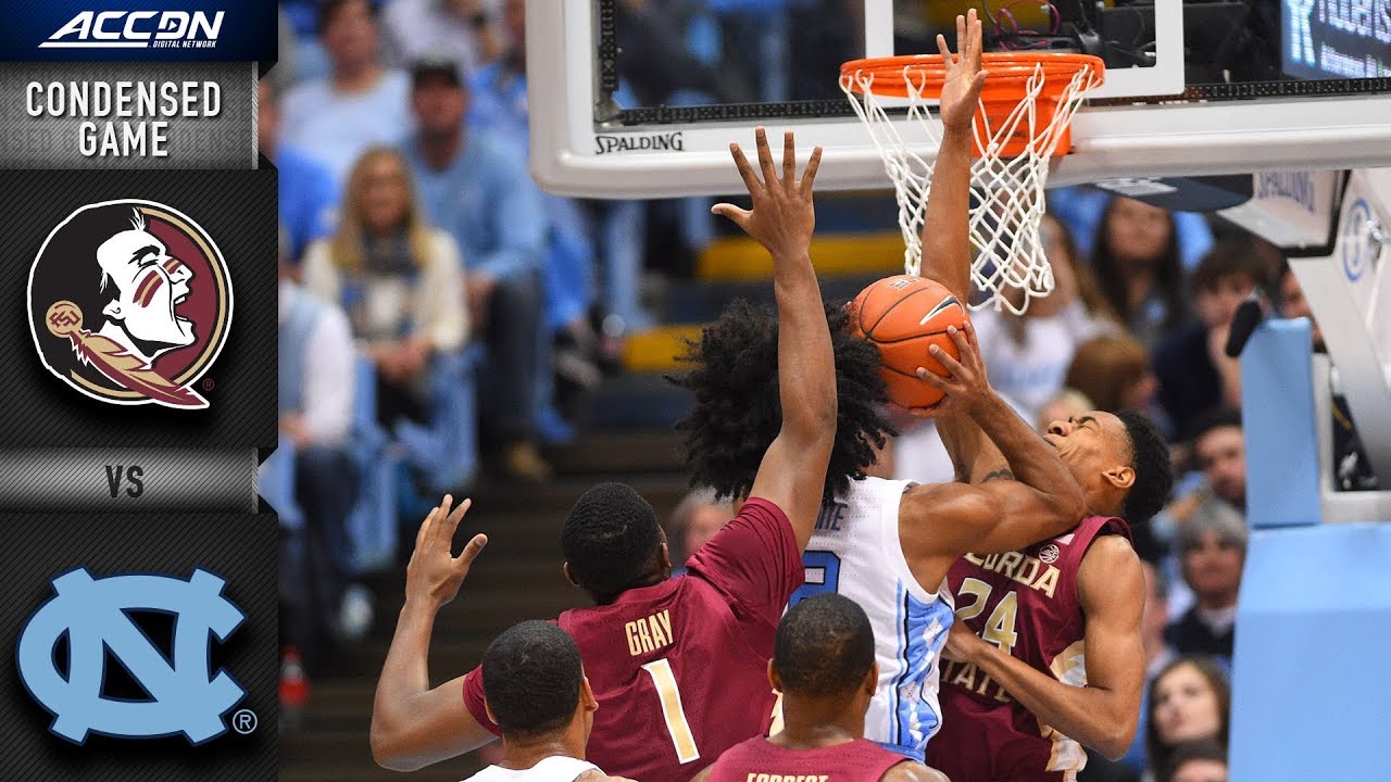 Florida State vs. North Carolina Condensed Game | 2018-19 ACC Basketball Highlights