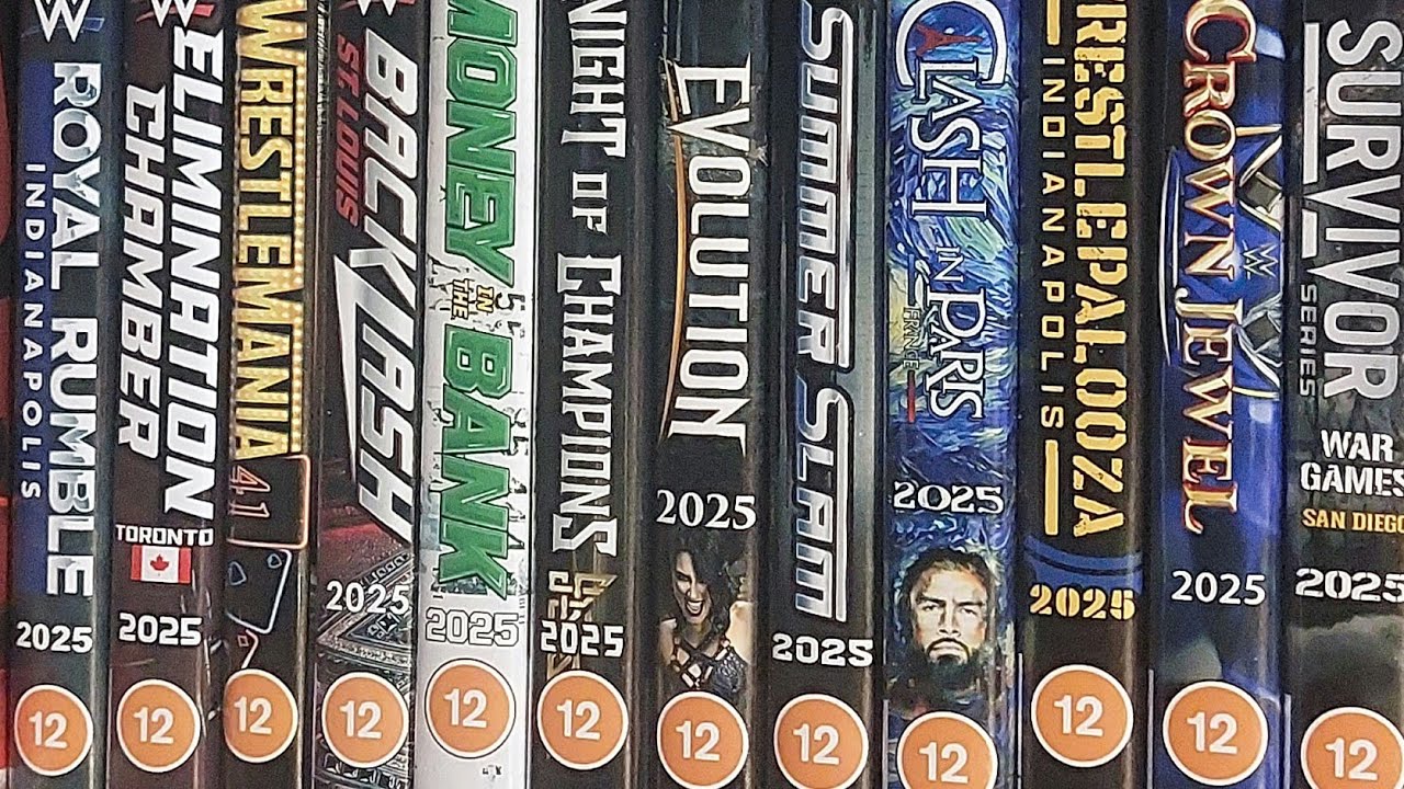 WWE 2025 Year In Custom Blu Ray Review 