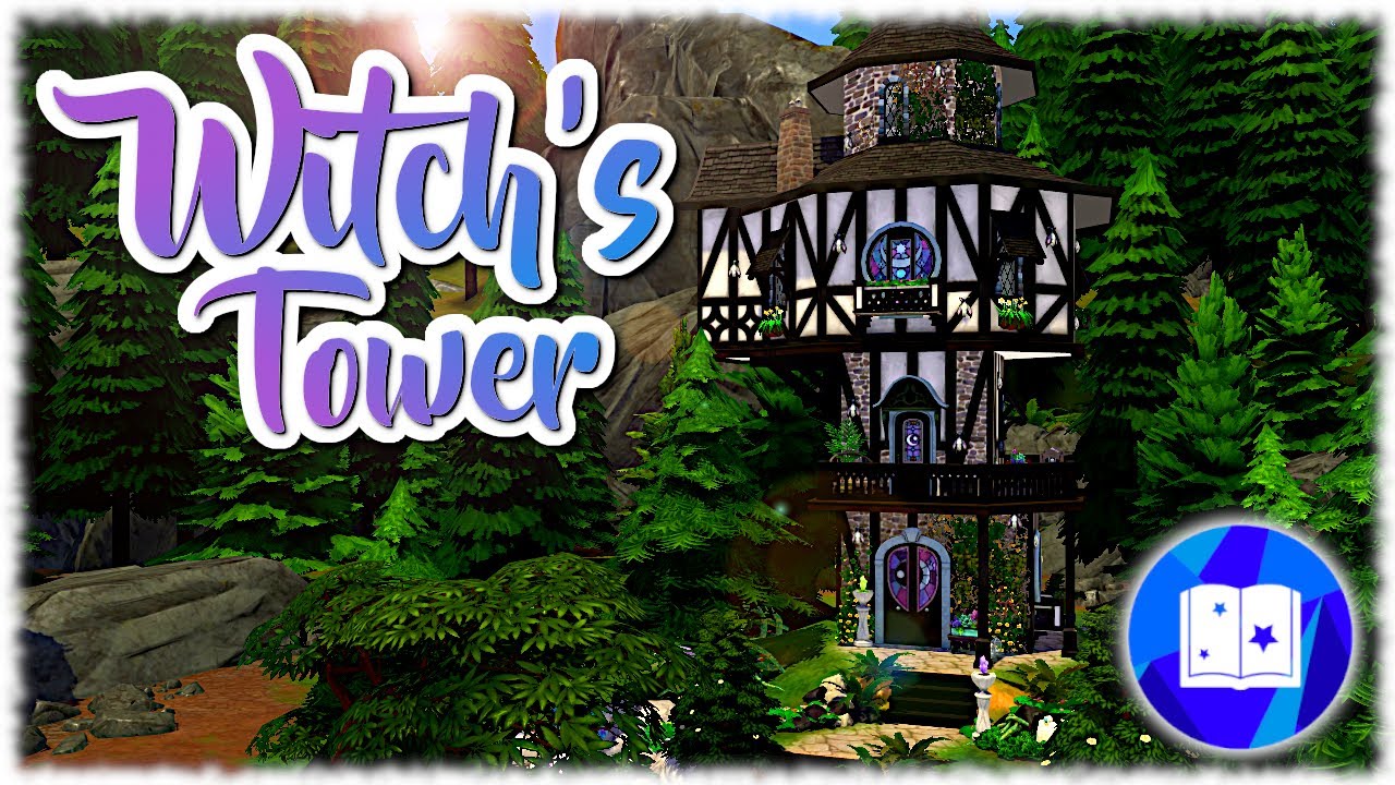 WITCH'S TOWER || Speed Build || The Sims 4: Realm of Magic