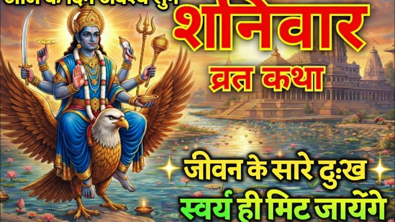 शनिवार व्रत कथा ✨ एक बार जरूर सुनें 🙏 शनि दोष, साढ़ेसाती और जीवन के सभी कष्ट होंगे समाप्त ⚡✨