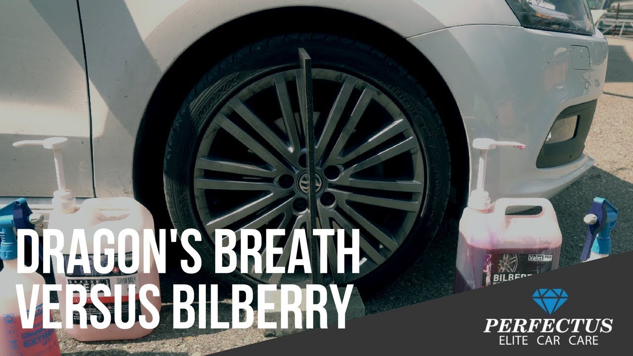 Test: Dragon's Breath VS Bilberry Wheel Cleaner