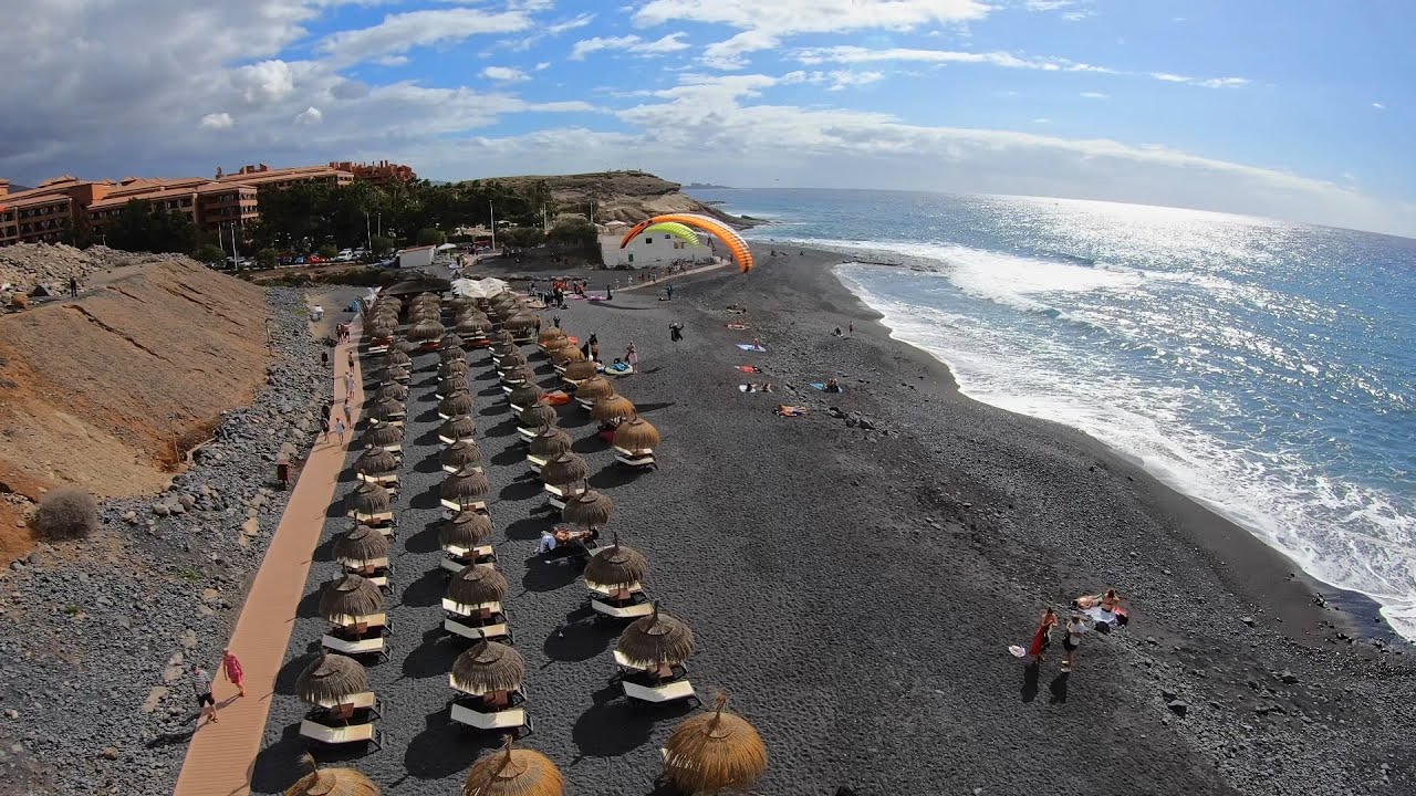 Paragliding Tenerife - Coqueluche beach bar landing [03.12.2019]