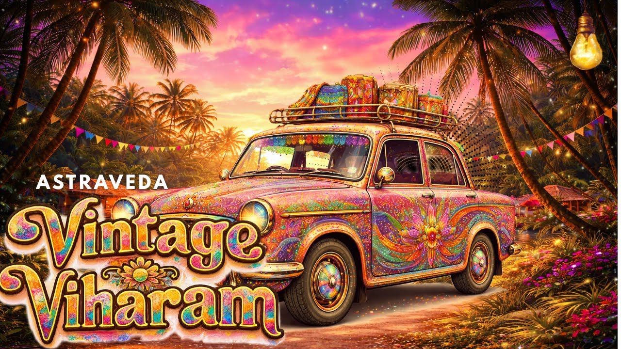 Astraveda - Vintage Viharam | The Legendary Ambassador Car | Trippy Indian Journey | Vintage Vibes