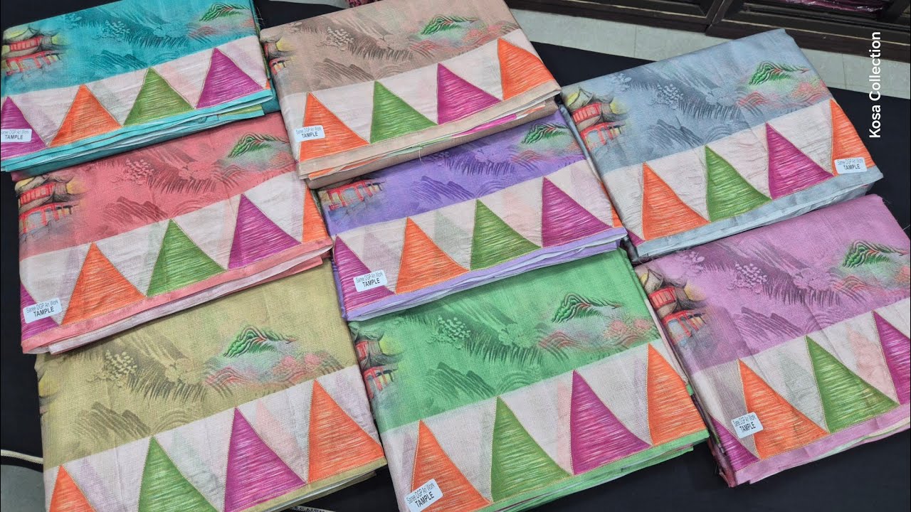 Semi Kosa Silk Digital Print Saree is Going Viral! | Latest Affordable Trending Saree Design 2026