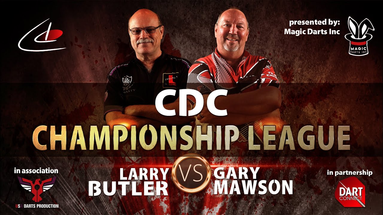 Larry Butler vs. Gary Mawson | CDC Championship League | Presented by Magic Darts