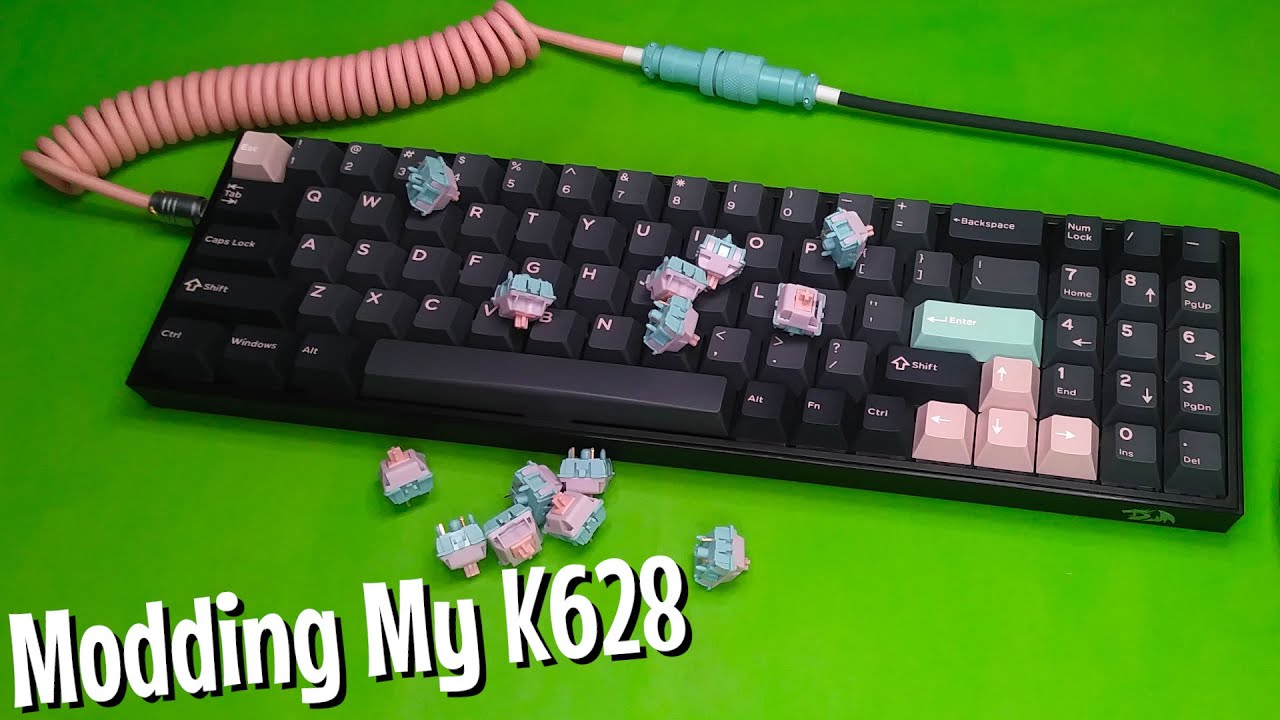 Modding My K628 | Mozano Keycap Review