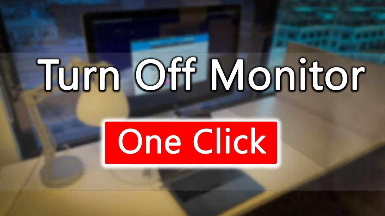 How to Turn Off Monitor Without Turning Off PC