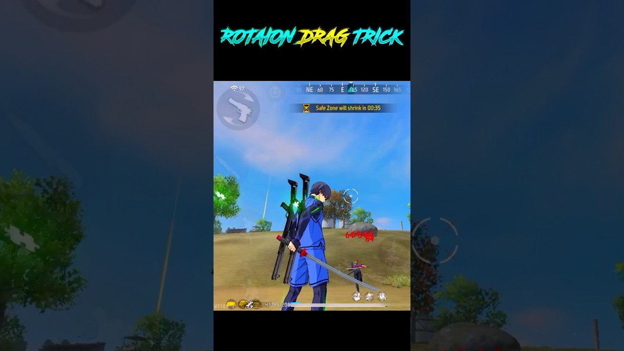 Don&rsquo;t Do Rotation Drag 🤢 Until You Know This GoD Level Secret Drag Headshot Tutorial ⚙️❤️