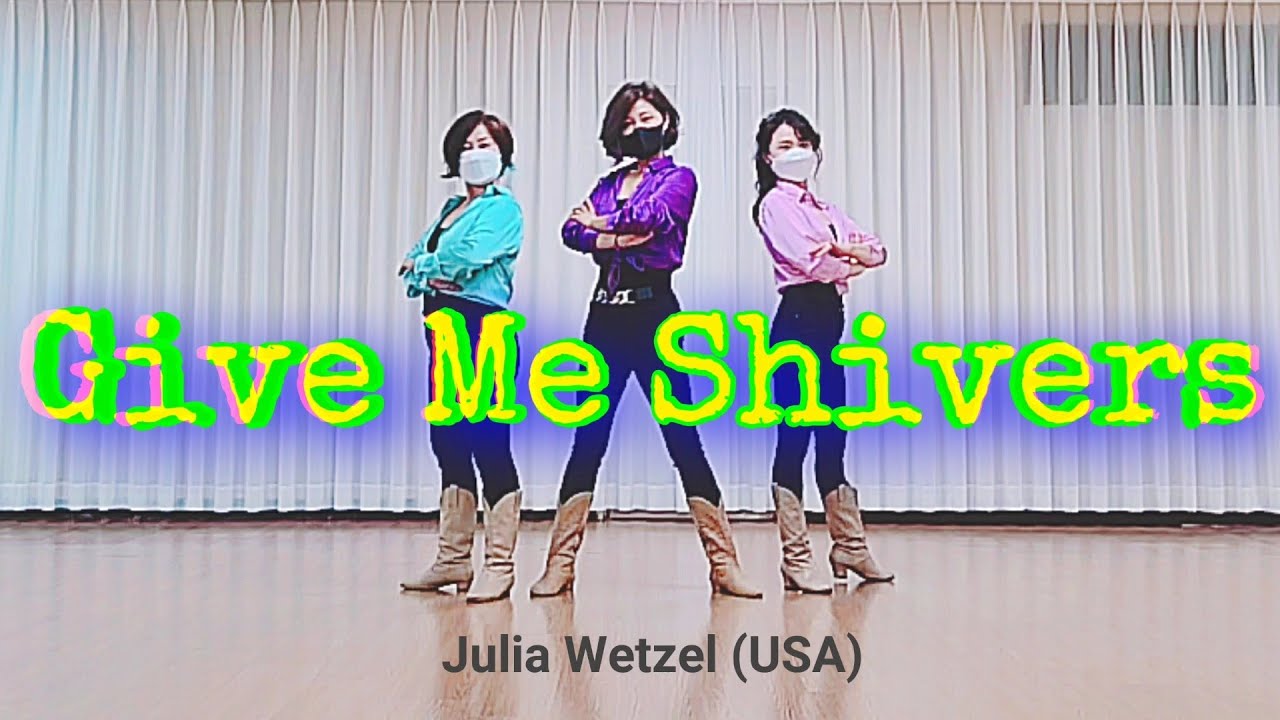 [블라썸]Give Me Shivers-Line dance(Demo)|Intermediate|기브 미 쉬버스 라인댄스|Julia Wetzel (USA)