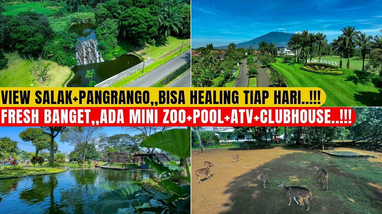 TERLENGKAP DAN TERLUAS DI BOGOR..SAMPE 700 HEKTAR..! RANCAMAYA GOLF ESTATE BOGOR | Wisata Bogor