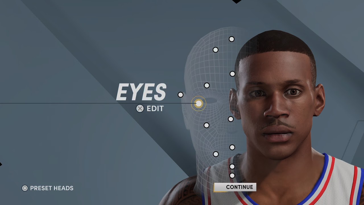 Allen Iverson face creation NBA 2K Rookie