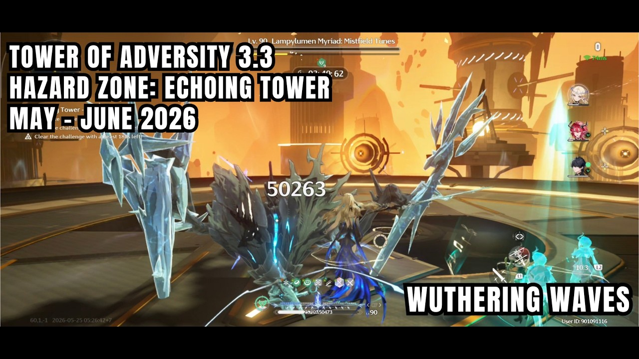 [Wuthering Waves Tower Of Adversity] Hazard Zone: Echoing Tower - May / June 2026 ToA 3.3 3.4 New